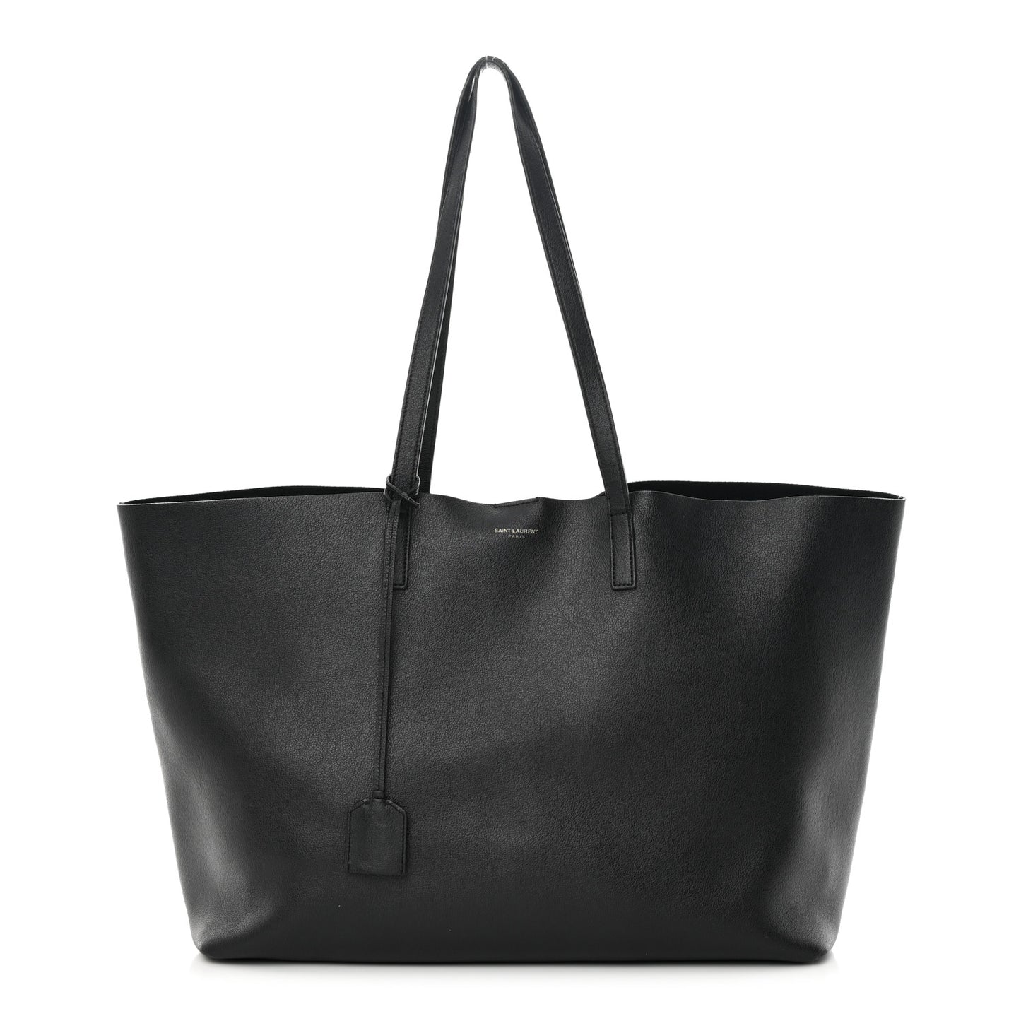 Calfskin Large Shopping Tote Black
