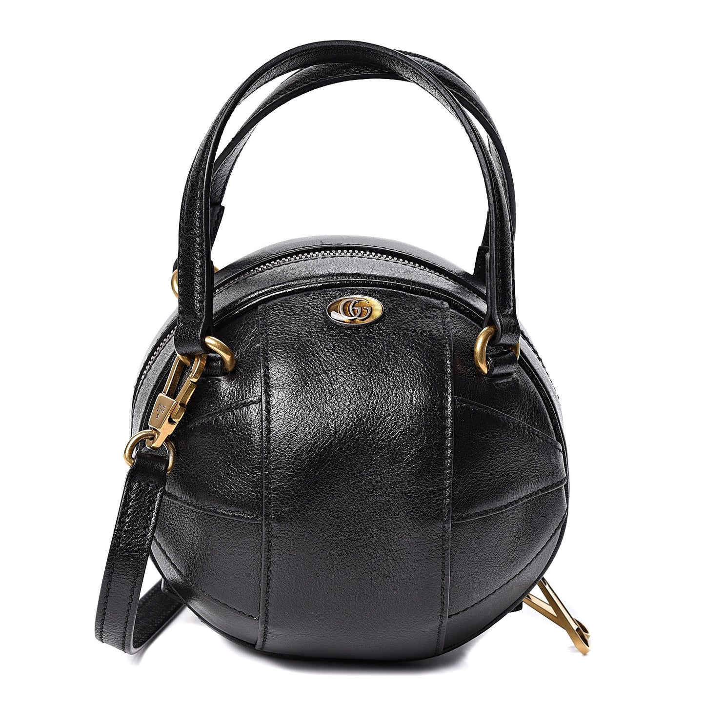 Piuma Lux Energy Mini Tifosa Basketball Shaped Shoulder Bag Black