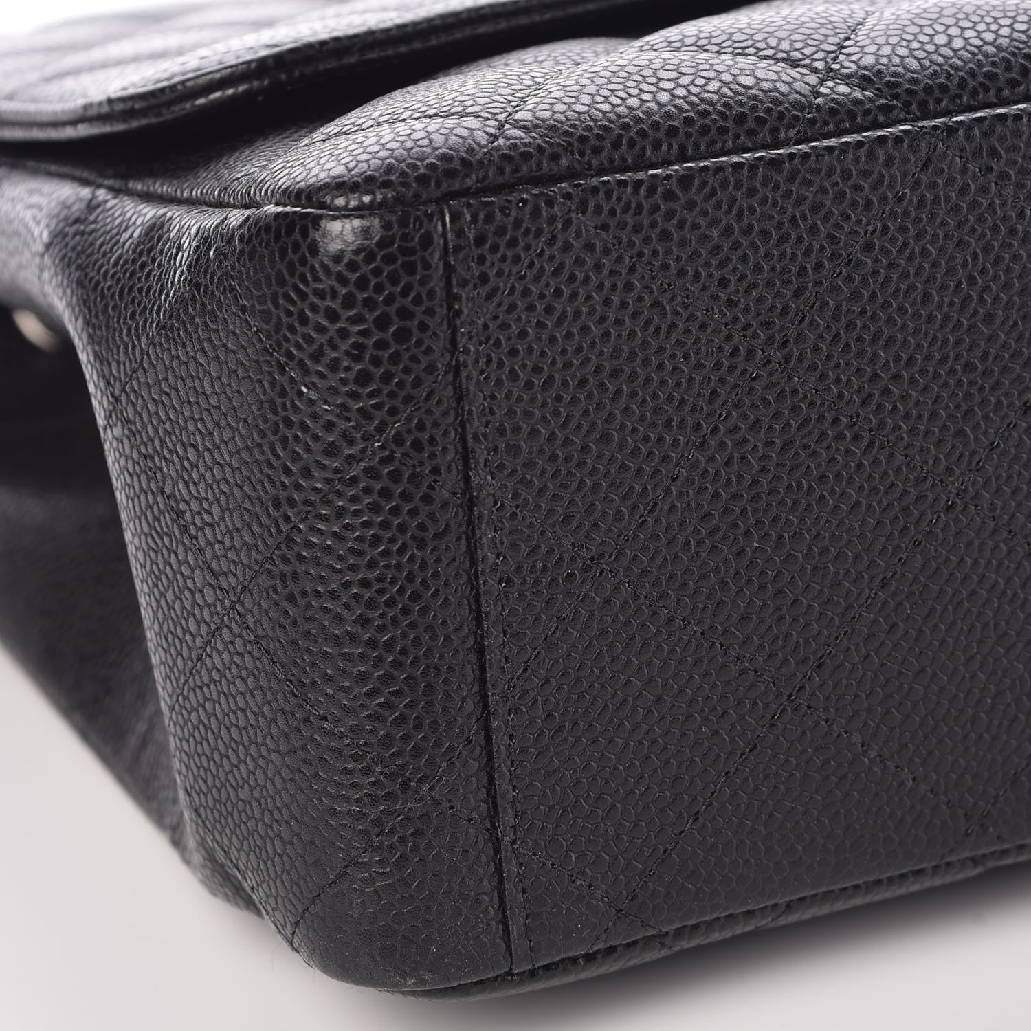 Chanel Caviar Quilted Maxi Single Flap Black 9 of 10