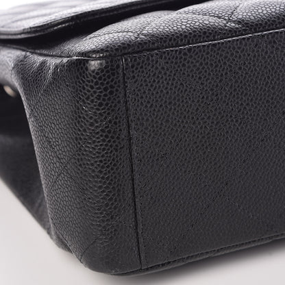 Chanel Caviar Quilted Maxi Single Flap Black 9 of 10