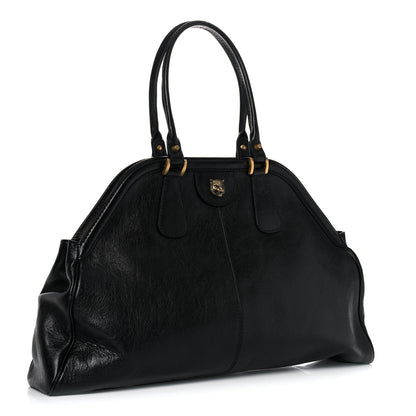 Gucci Calfskin Large Re(Belle) Top Handle Bag Black 2 of 15