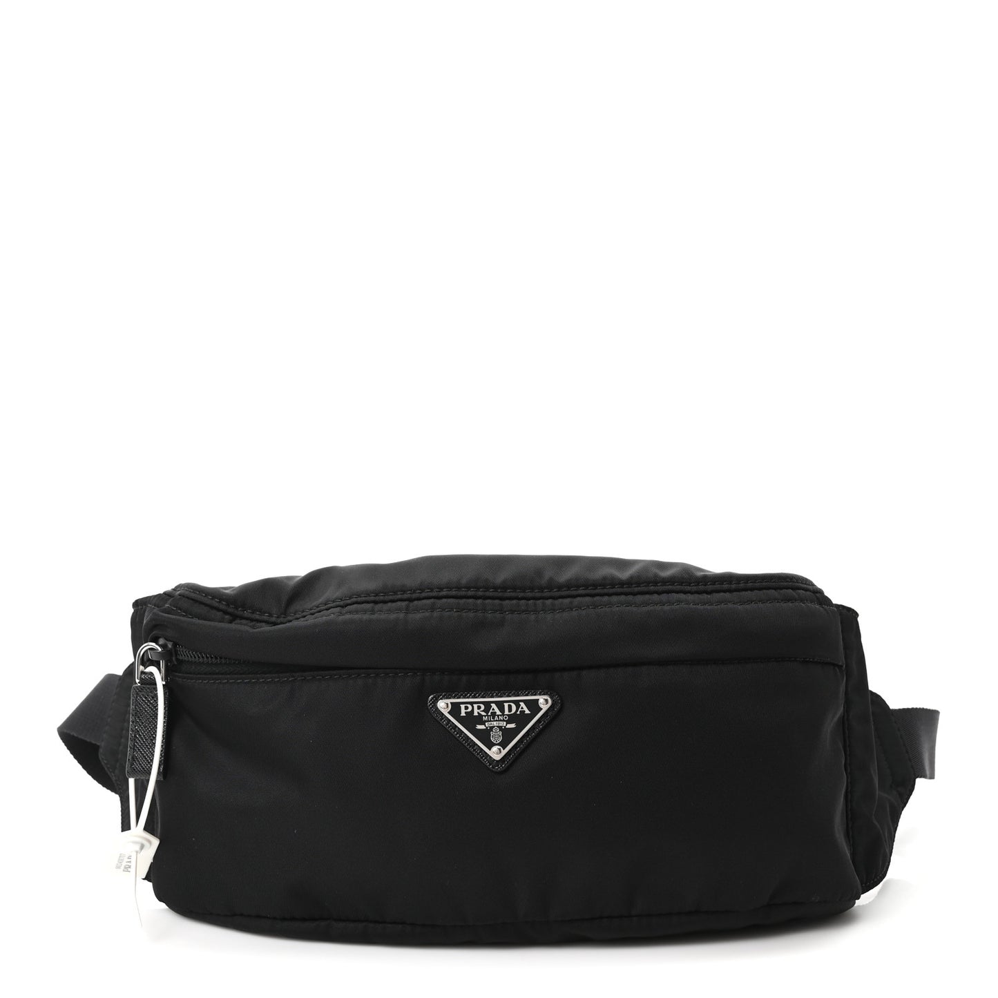 Re-Nylon Saffiano Belt Bag Black