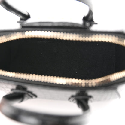 Givenchy Calfskin Crocodile Embossed Mini Antigona Black 5 of 10