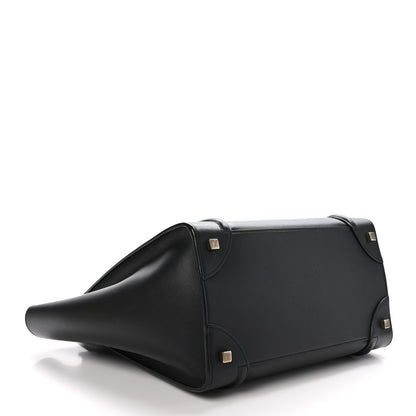 Celine Smooth Calfskin Mini Luggage Black 4 of 9