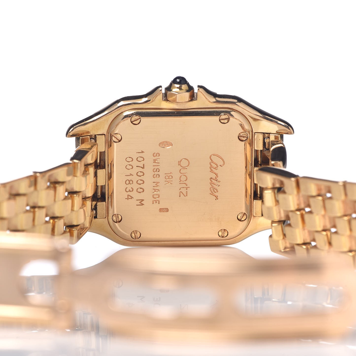 18K Yellow Gold 22mm Panthere Quartz Watch