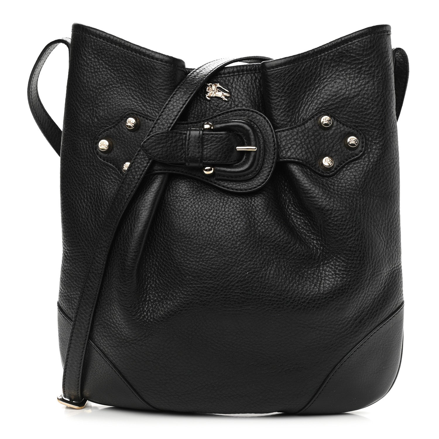Burberry Calfskin Crossbody Bag Black 1 of 9