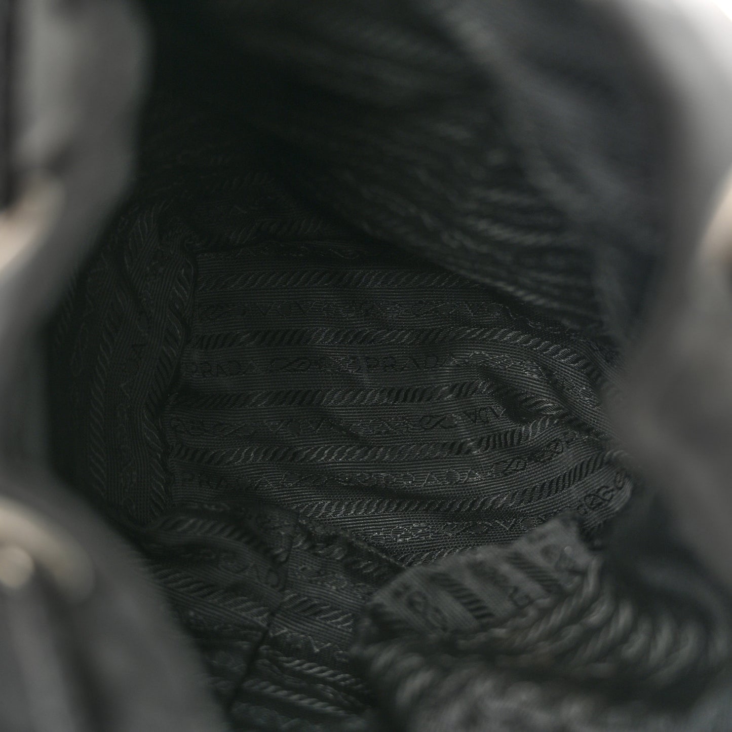Nylon Vela Mini Cinch Backpack Black
