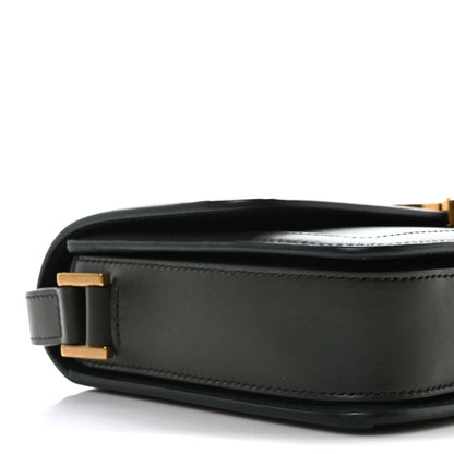 Saint Laurent Box Calfskin Monogram Medium Solferino Satchel Vert Fonce 9 of 10