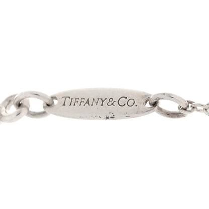 Tiffany Sterling Silver Elsa Peretti Letter A Pendant Necklace 7 of 7