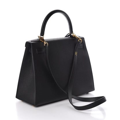 Hermes Epsom Kelly Sellier 28 Black 3 of 34