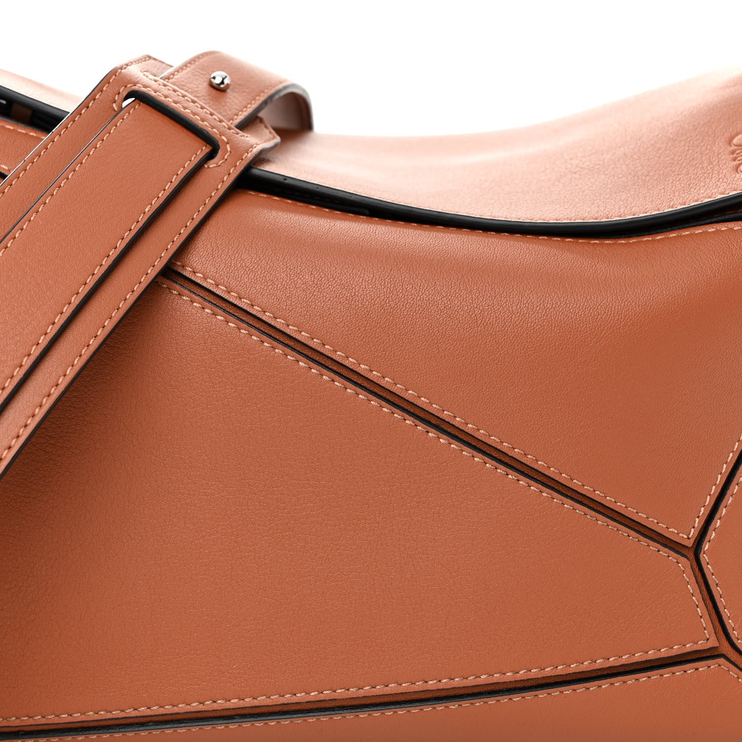 Loewe Calfskin Medium Puzzle Bag Tan 7 of 9