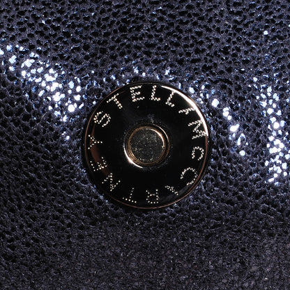 Stella McCartney Faux Leather Falabella Shaggy Deer Fold Over Tote Ink 2 of 11