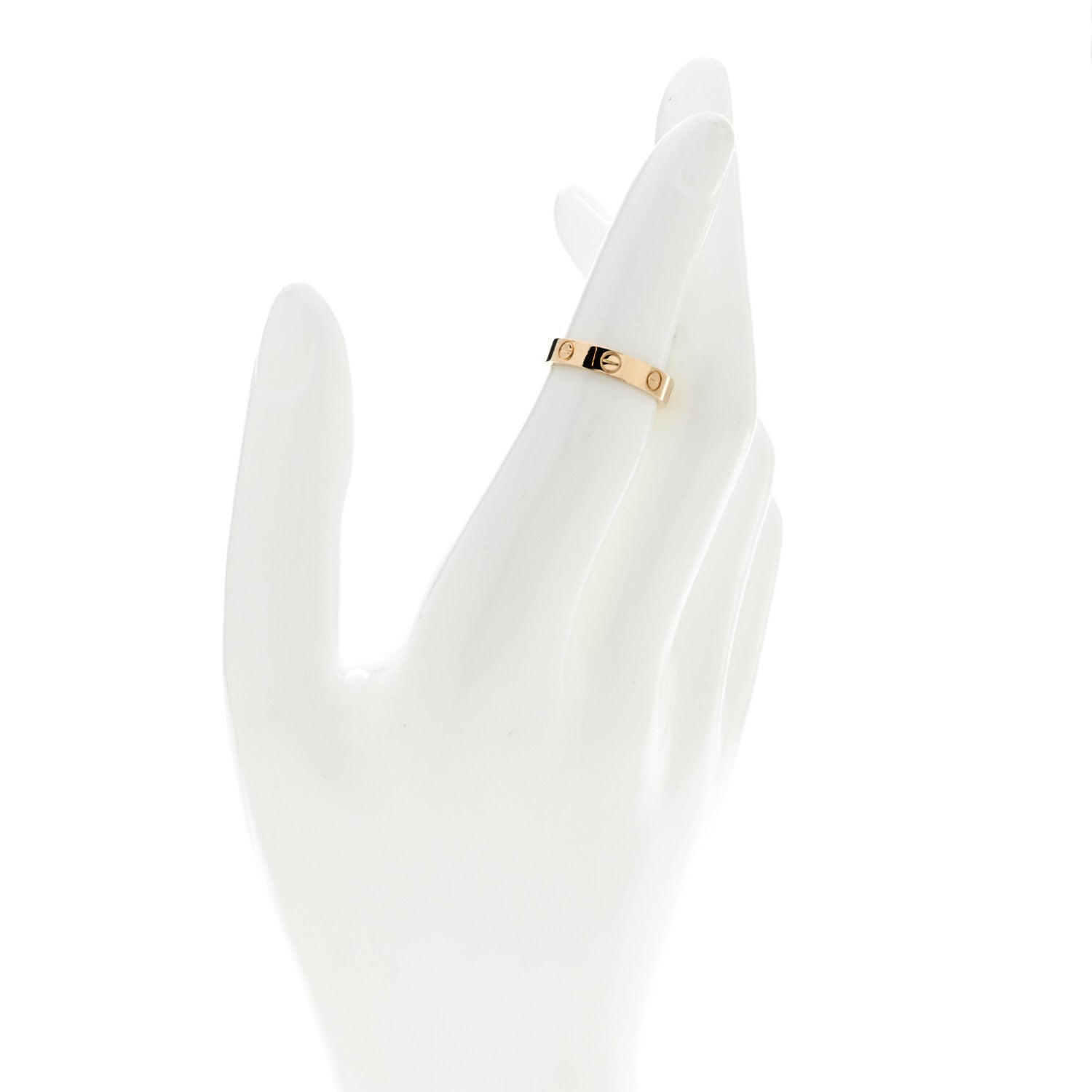 Cartier 18K Yellow Gold 3.5mm LOVE Wedding Band Ring 49 5 2 of 4