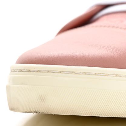 Gucci GG Monogram Calfskin Womens Low Top Sneakers 40 Pink Soft Pink 9 of 16