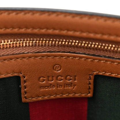 Gucci GG Emblem Monogram Wallet With Strap Beige Brown 6 of 11