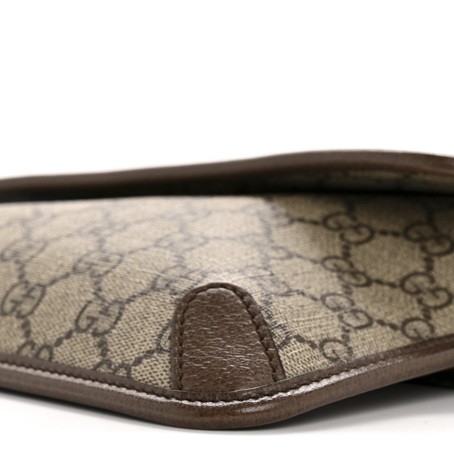 Gucci GG Supreme Monogram Neo Vintage Web Belt Bag Brown 10 of 12