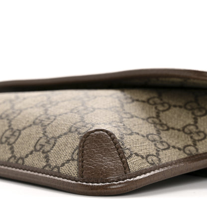 Gucci GG Supreme Monogram Neo Vintage Web Belt Bag Brown 10 of 12