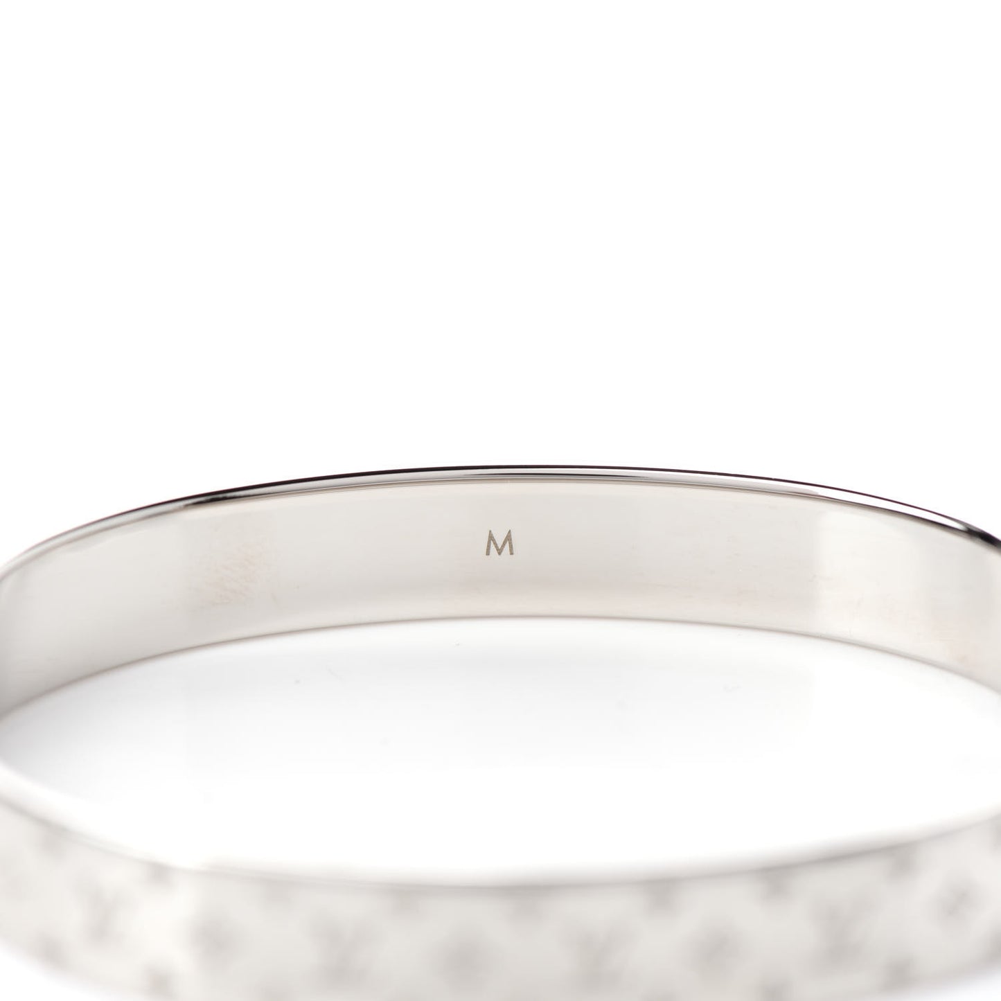 Palladium Monogram Nanogram Cuff M