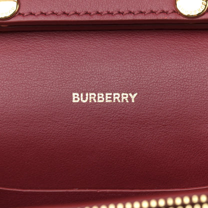 Burberry Calfskin Vintage Check Hayes Crossbody Parade Red 6 of 11