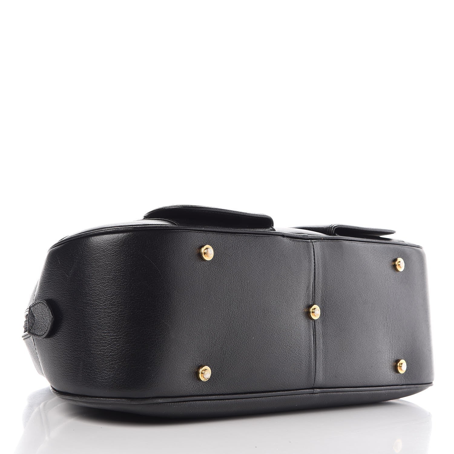 Christian Dior Calfskin Saddle Bowler Black 4 of 16