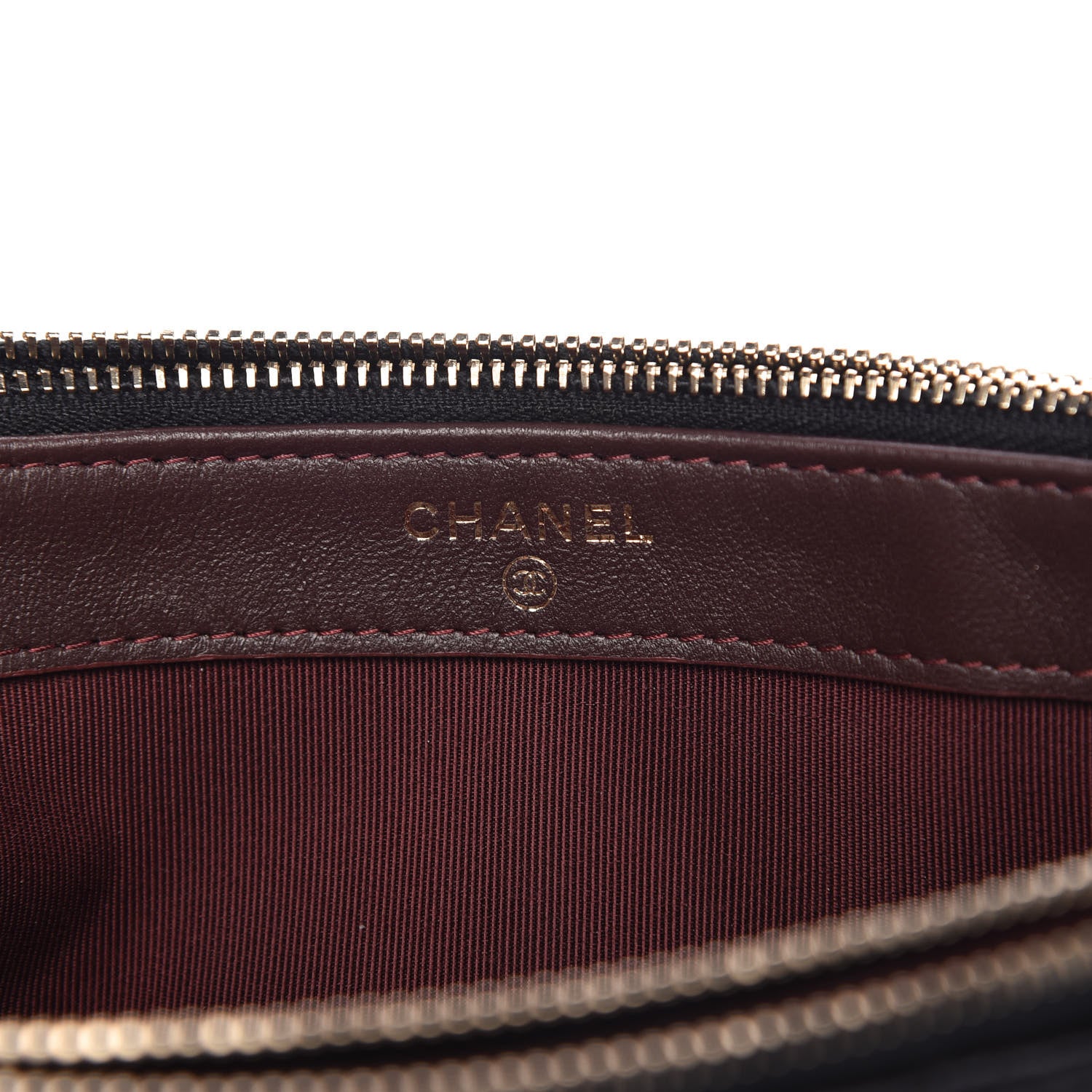 Chanel Lambskin Quilted Small Clutch With Chain Black 8 of 12