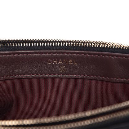 Chanel Lambskin Quilted Small Clutch With Chain Black 8 of 12