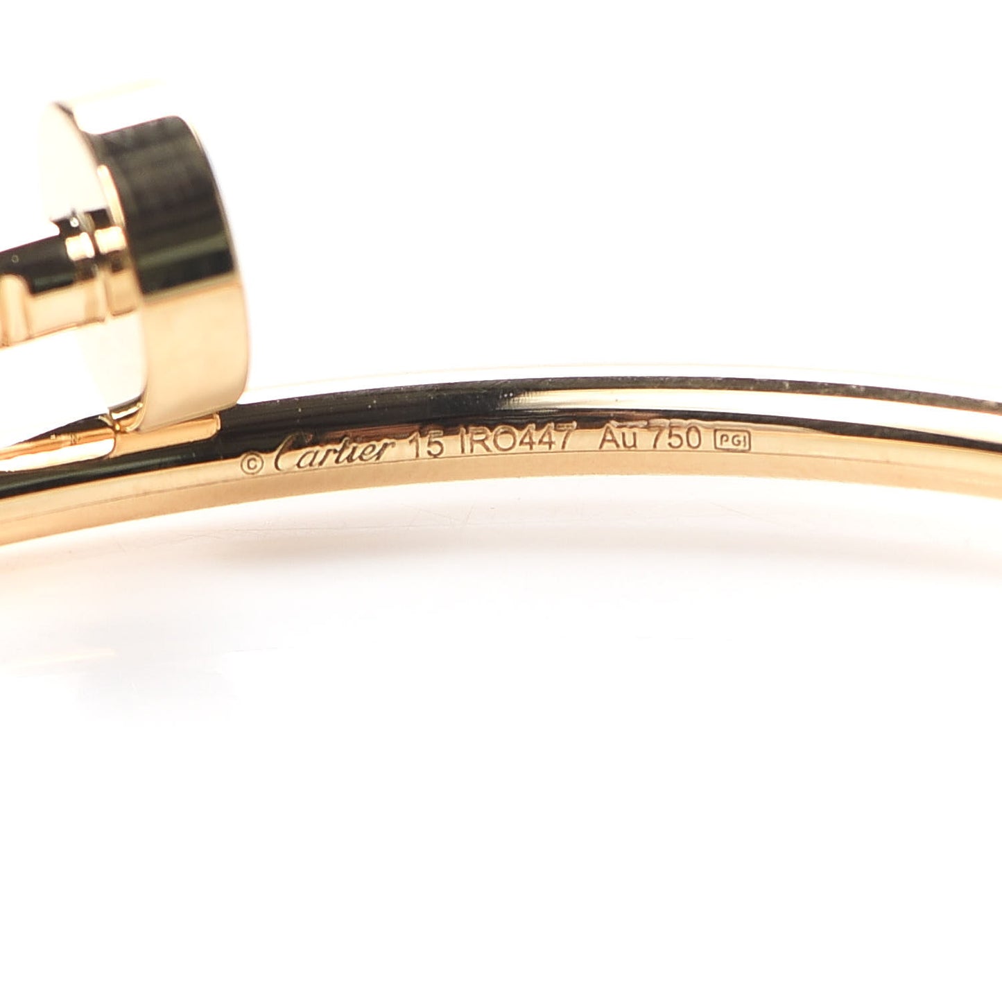18K Yellow Gold Small Juste Un Clou Bracelet 15