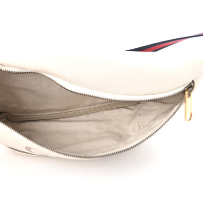 Gucci Grained Calfskin Logo Belt Bag White 5 of 12