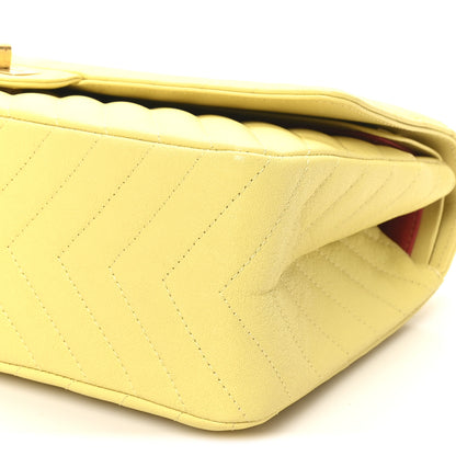 Chanel Sheepskin Chevron Quilted 2.55 Reissue 226 Flap Yellow 10 of 10