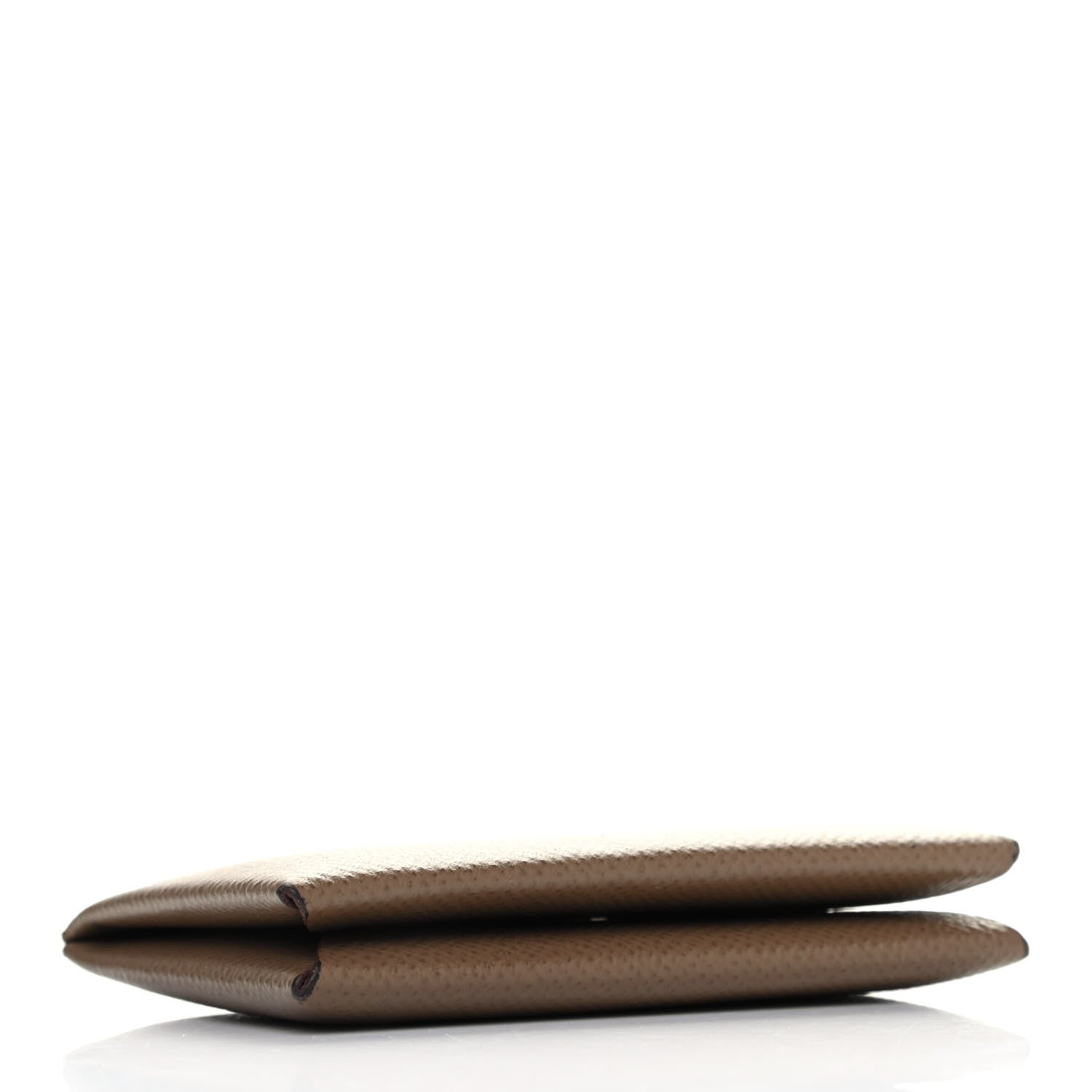 Hermes Epsom Calvi Card Case Etoupe 3 of 4