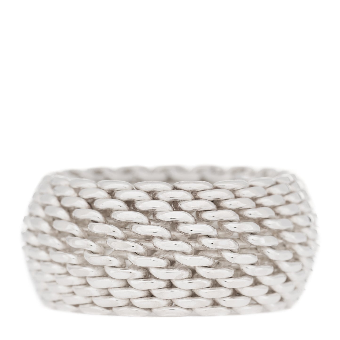 Sterling Silver Somerset Mesh Ring 48 4.5