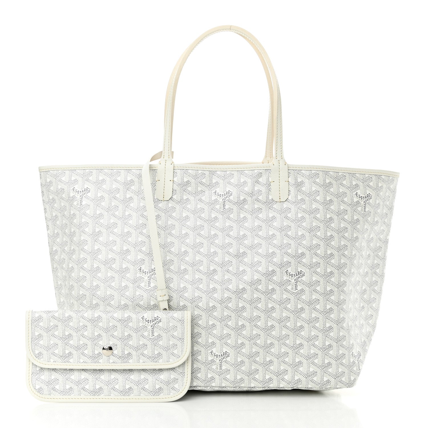 Goyard Goyardine Saint Louis PM White 3 of 10