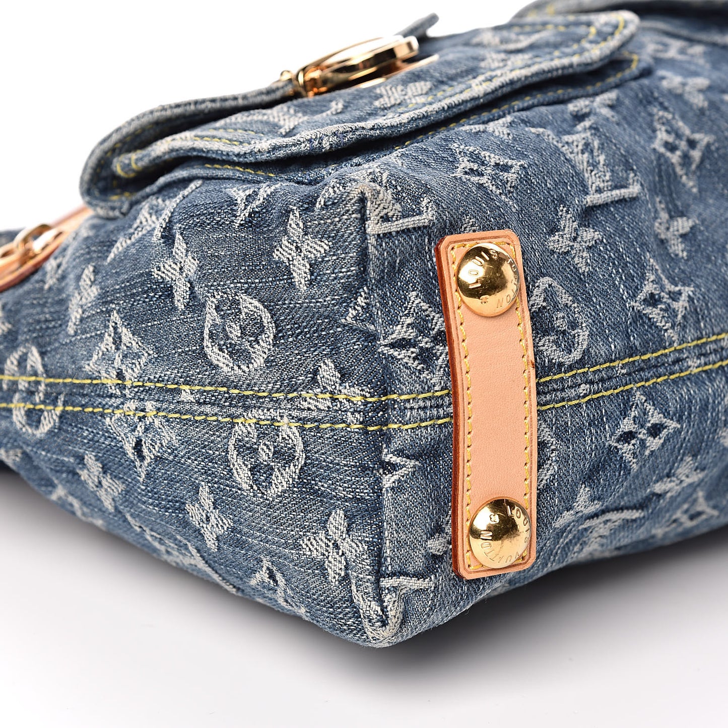Monogram Denim Baggy PM Blue