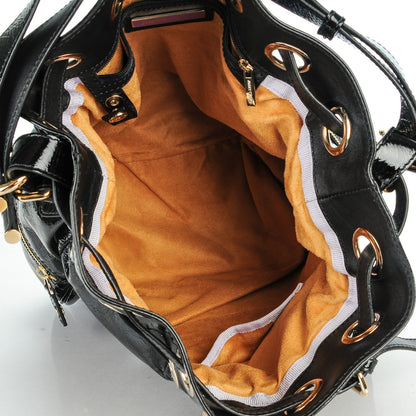Jimmy Choo Patent Ramona Bucket Bag Black 5 of 6