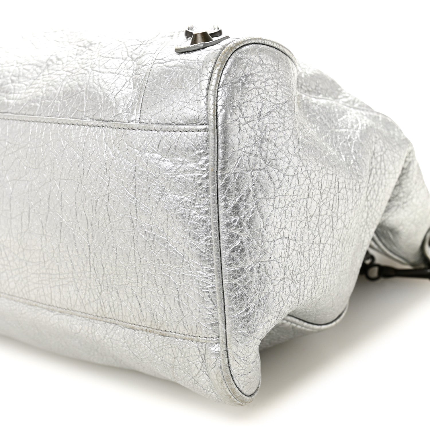 Balenciaga Metallic Agneau Classic Hardware Velo Gris Aluminum 11 of 11