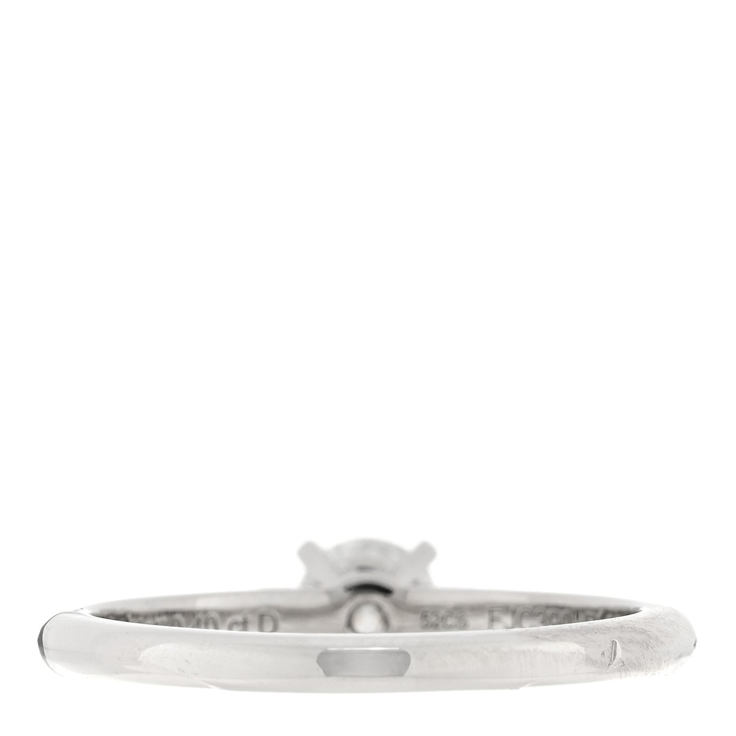 Platinum Diamond .40ct 1895 Solitaire Engagement Ring 52 6