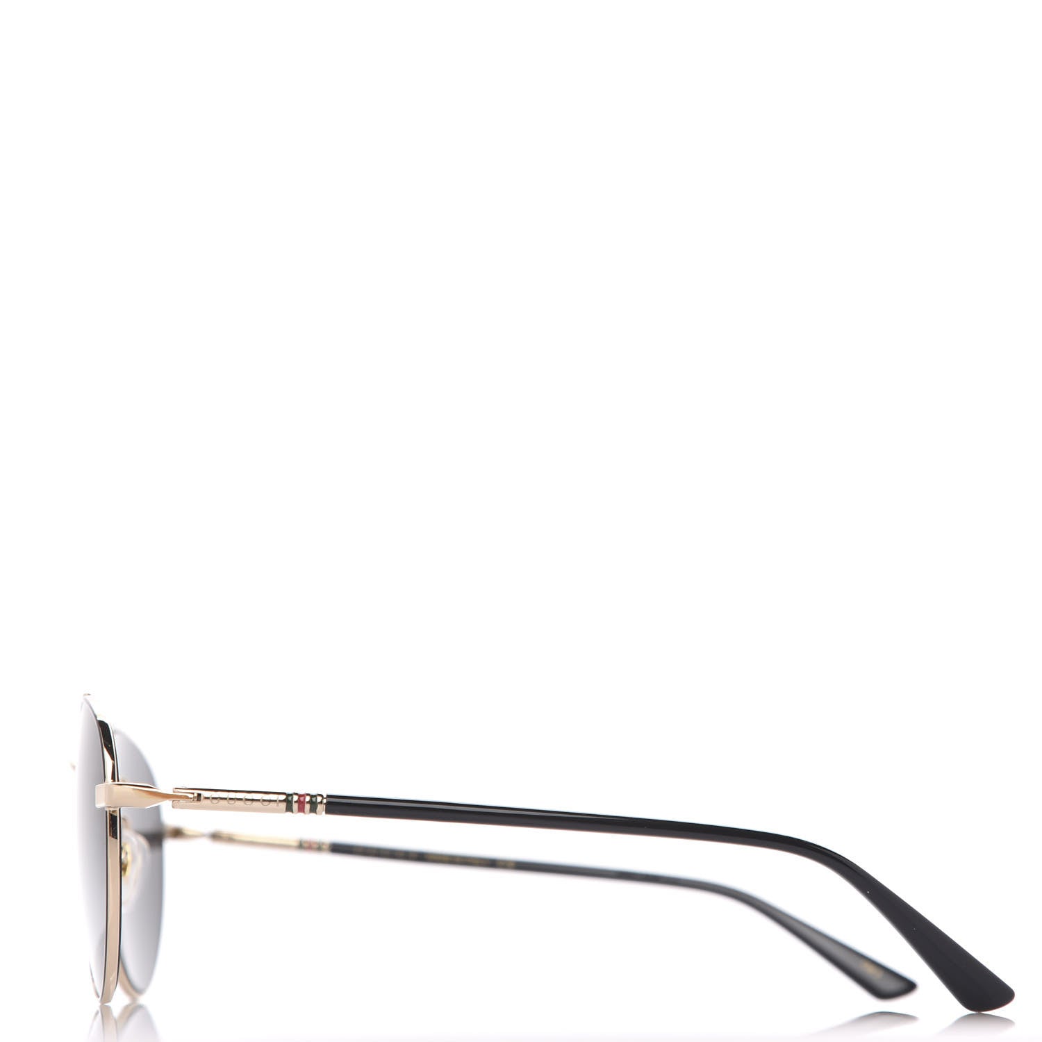 Gucci Acetate Aviator Sunglasses GG0388S Gold 2 of 7