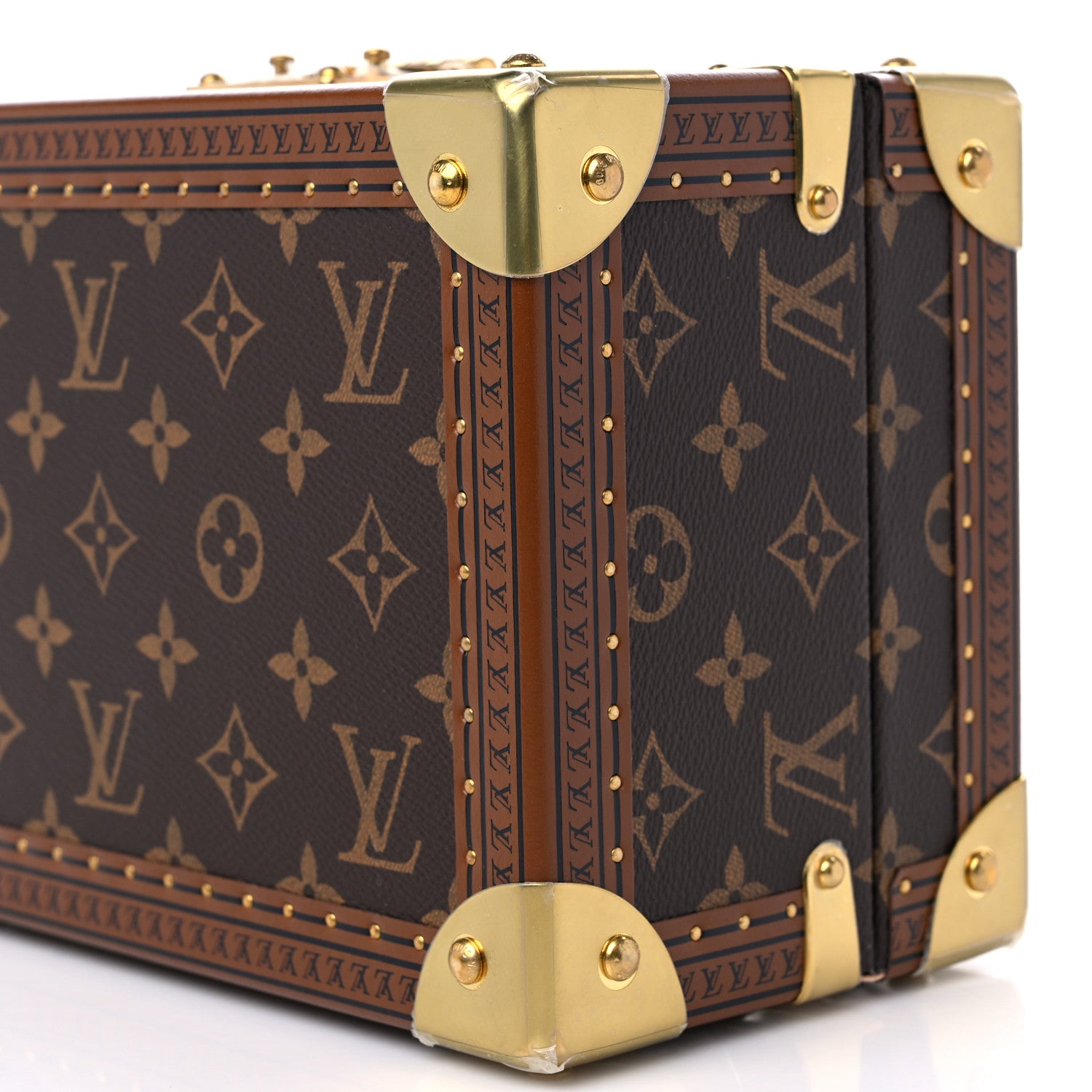 Louis Vuitton Monogram Coffret Tresor 24 Lagoon Blue 1311373