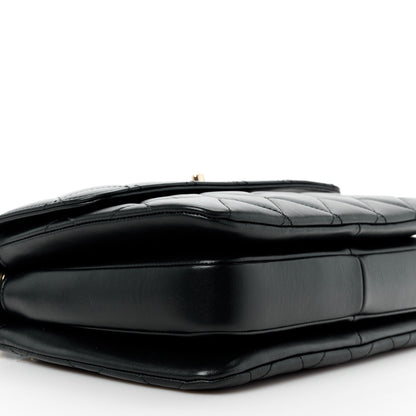 Chanel Lambskin Quilted Small Trendy CC Dual Handle Flap Bag Black 12 of 14