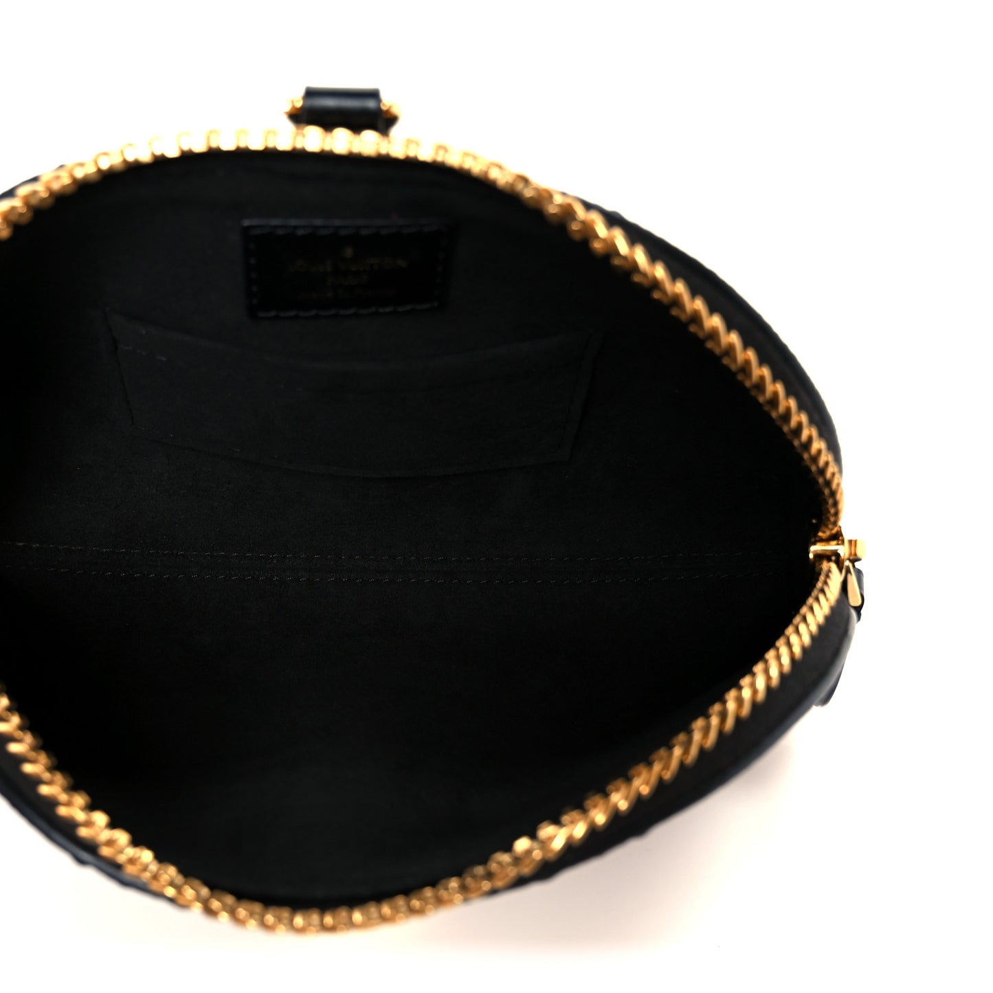 Embossed Monogram Midnight LV Moon Pochette Black