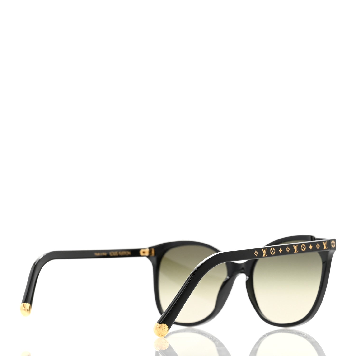 Louis Vuitton Acetate My Monogram Light Cat Eye Sunglasses Z1657W Black 4 of 11