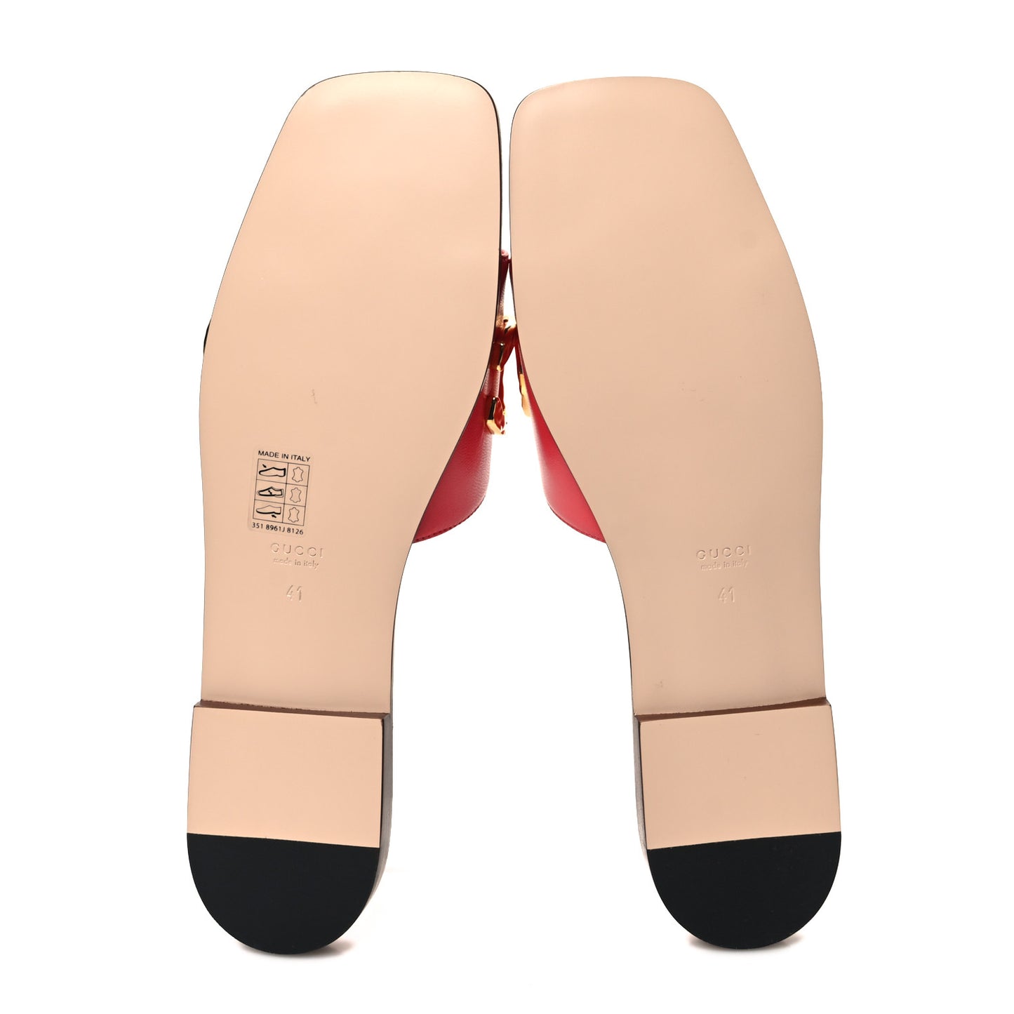 Malaga Kid Cara Flat Slide Sandals 41 Runway Coral