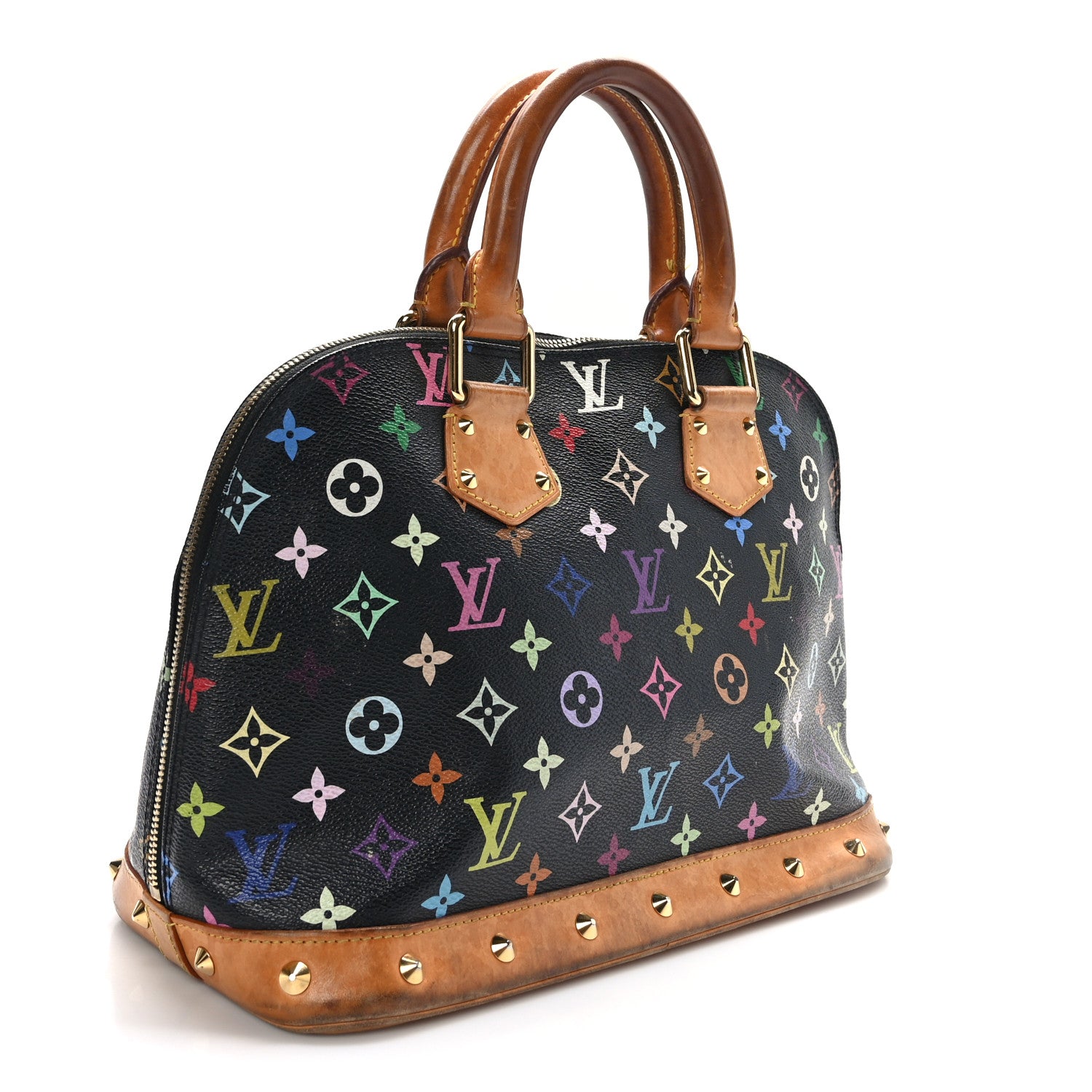 Louis Vuitton Monogram Multicolor Alma Black 3 of 14