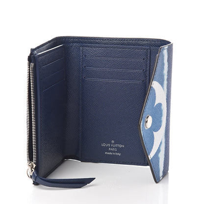 Louis Vuitton Monogram Escale Victorine Wallet Blue 4 of 5