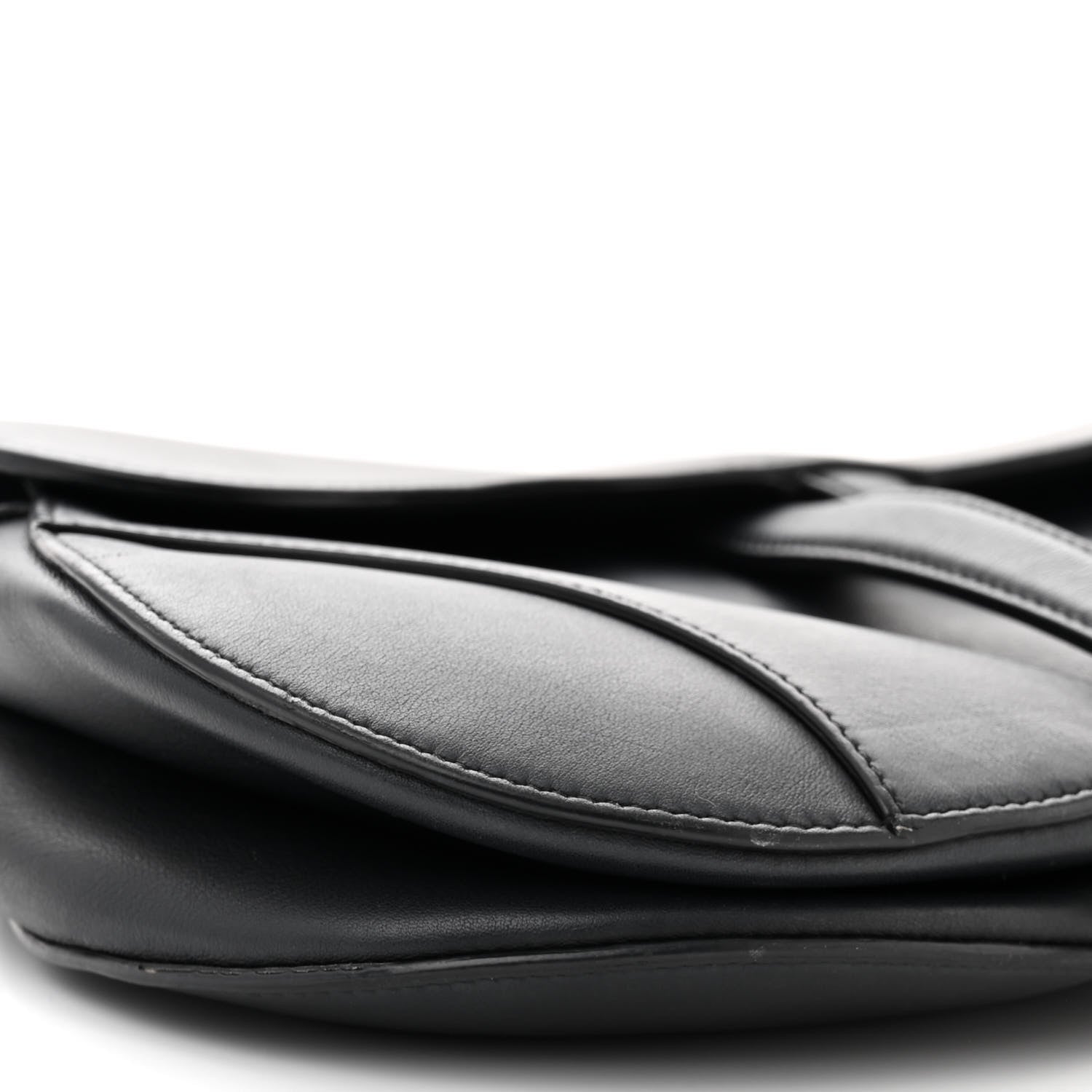 Christian Dior Ultra Matte Calfskin Saddle Bag Black 9 of 14