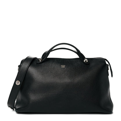 Fendi Vitello Dolce Large By The Way Boston Bag Black 1 of 10