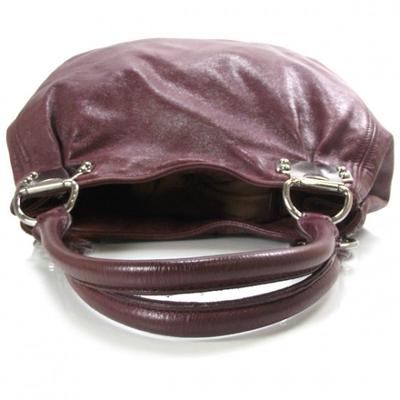 Miu Miu Vitello Leather Large Hobo Sandalo 6 of 12