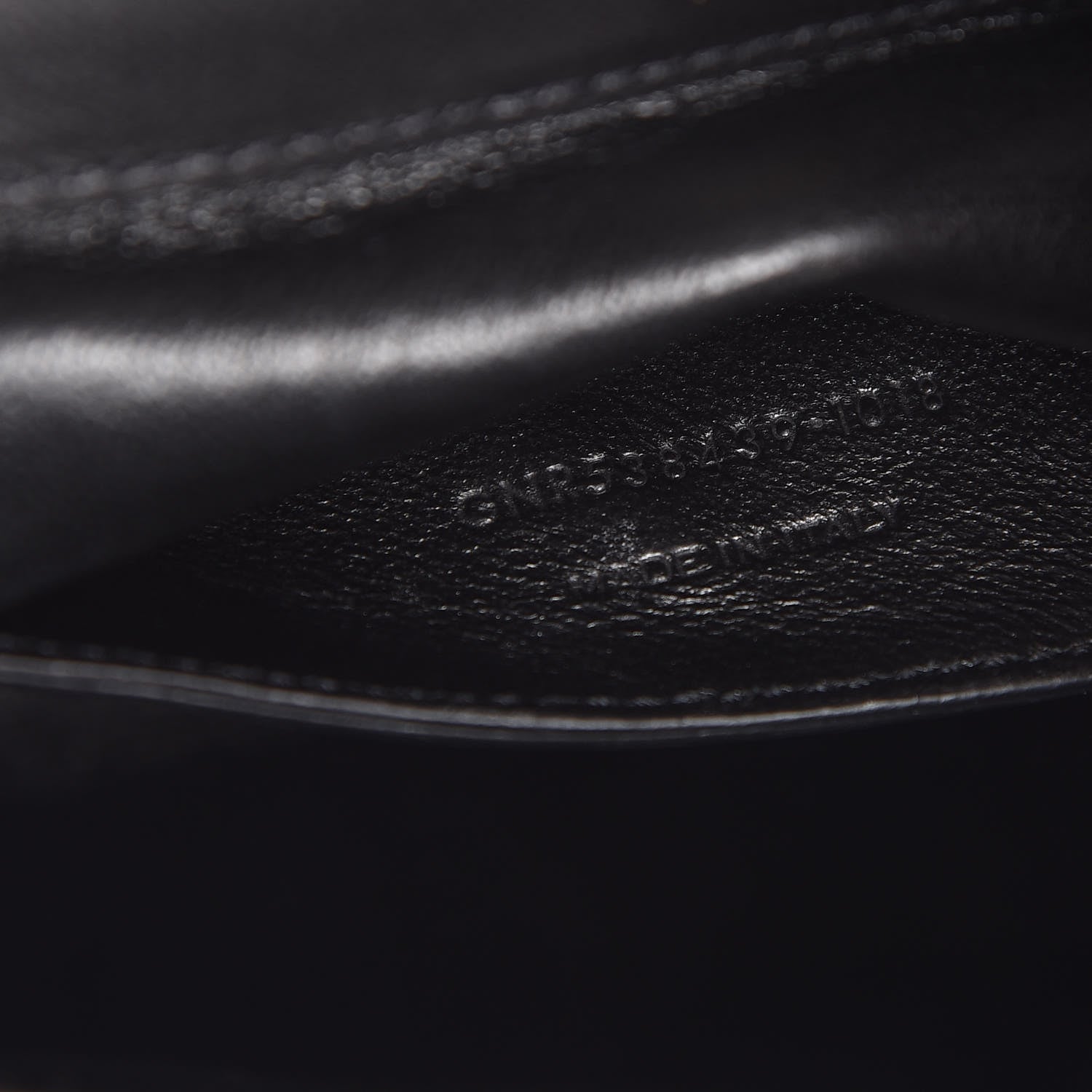 Saint Laurent Lambskin Matelasse Monogram Small Vicky Chain Bag Black 7 of 9