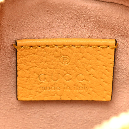 Gucci GG Supreme Monogram Flora Web Mini Ophidia Round Shoulder Bag Beige Multicolor Crop 6 of 9