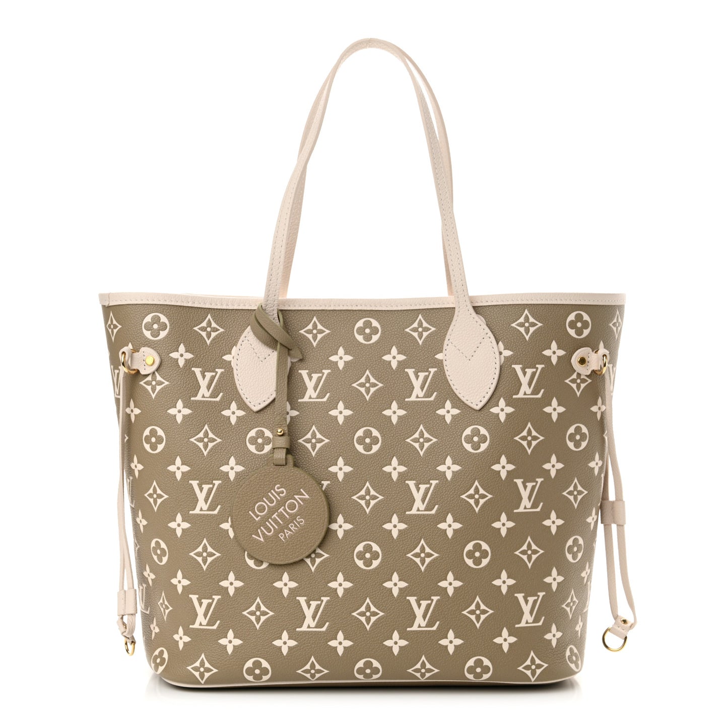 Empreinte Monogram Spring In The City Neverfull MM Kaki Beige Cream